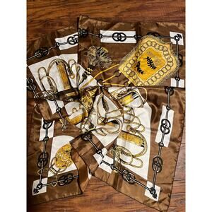 Cliquetis‎ 100% silk scarf